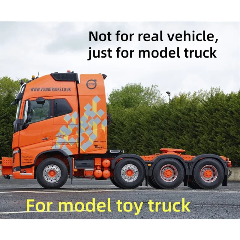 1/14 Rc Scaleclub Accu Box Gastank Voor Fh16 750 Trekker Truck Met Pedaal Voor Lesu Rc Model Truck Accessoires