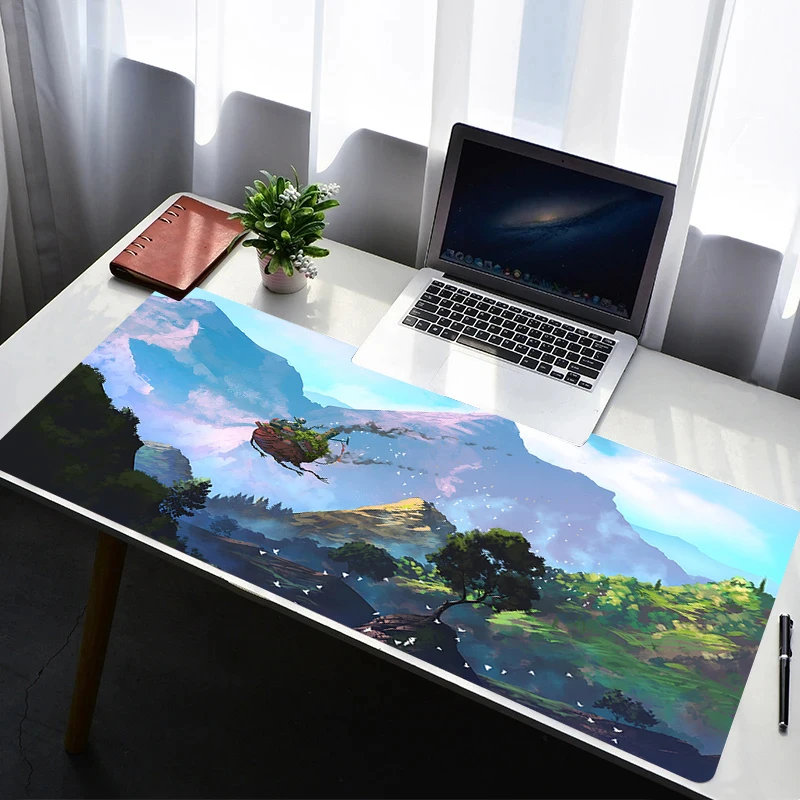 

Mouse Pad Computer Gamer PC Accessories HD Mousepad Rubber Non Slip Desk Mat Laptop H-Howls Moving C-Castle Gamer Keyboard Pad
