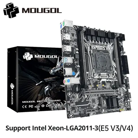 MOUGOL 새로운 X99 게임용 마더보드 USB3.0은 데스크탑 컴퓨터 콤보용 M.2 NVME SSD 듀얼 채널 DDR4 ECC 메모리 LGA2011-3을 지원합니다. MOUGOL 새로운 X99 게임용 마더보드 USB3.0은 데스크탑 컴퓨터 콤보용 M.2 NVME SSD 듀얼 채널 DDR4 ECC 메모리 LGA2011-3을 지원합니다.