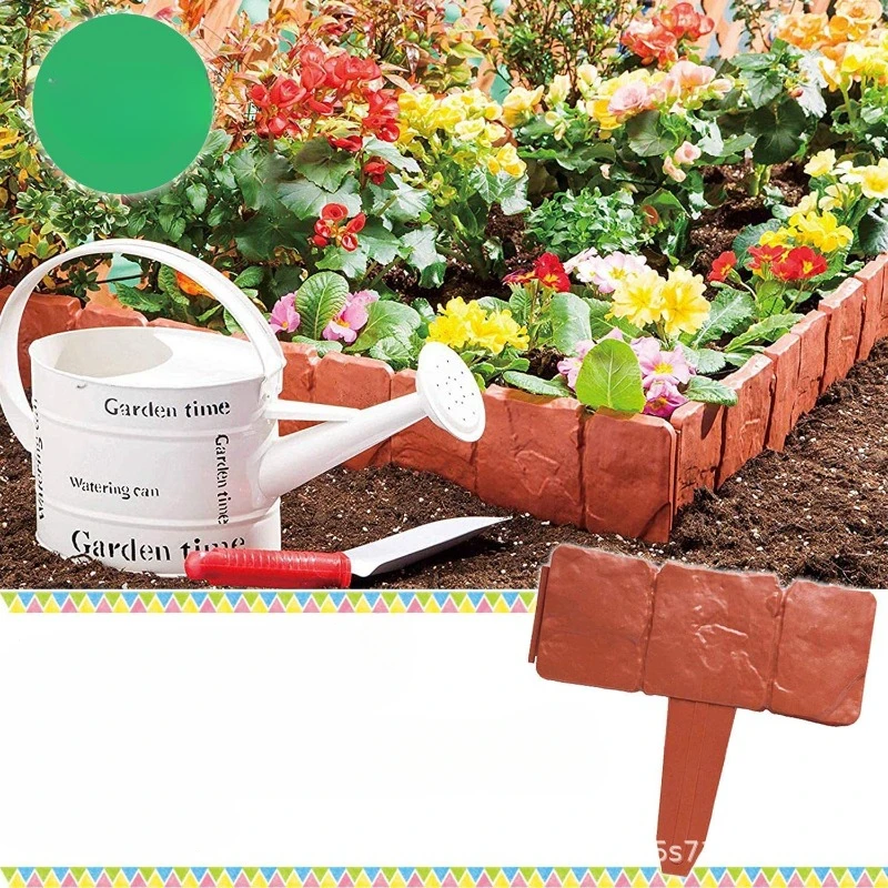 

Plastic Garden Retaining Fence Courtyard Flower Fence Outdoor