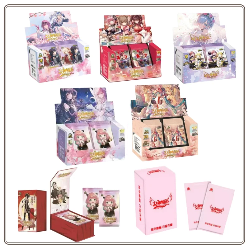 新女神物語-ns-10m-01-サマーラン-チェリッシュシリーズ-tcg-コレクションカード-レアブースターボックス-sp-ssr-zr-各箱1pr入り