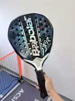 Lightweight Carbon Fiber Cage‑Style Beach Padel Racket, EVA Memory Foam Core Soft Surface Sports Racquet 4