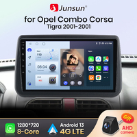 Junsun V1 AI Voice Wireless CarPlay Android Auto Radio for Opel Combo Corsa Tigra 2001-2011 4G Car Multimedia GPS 2din autoradio
