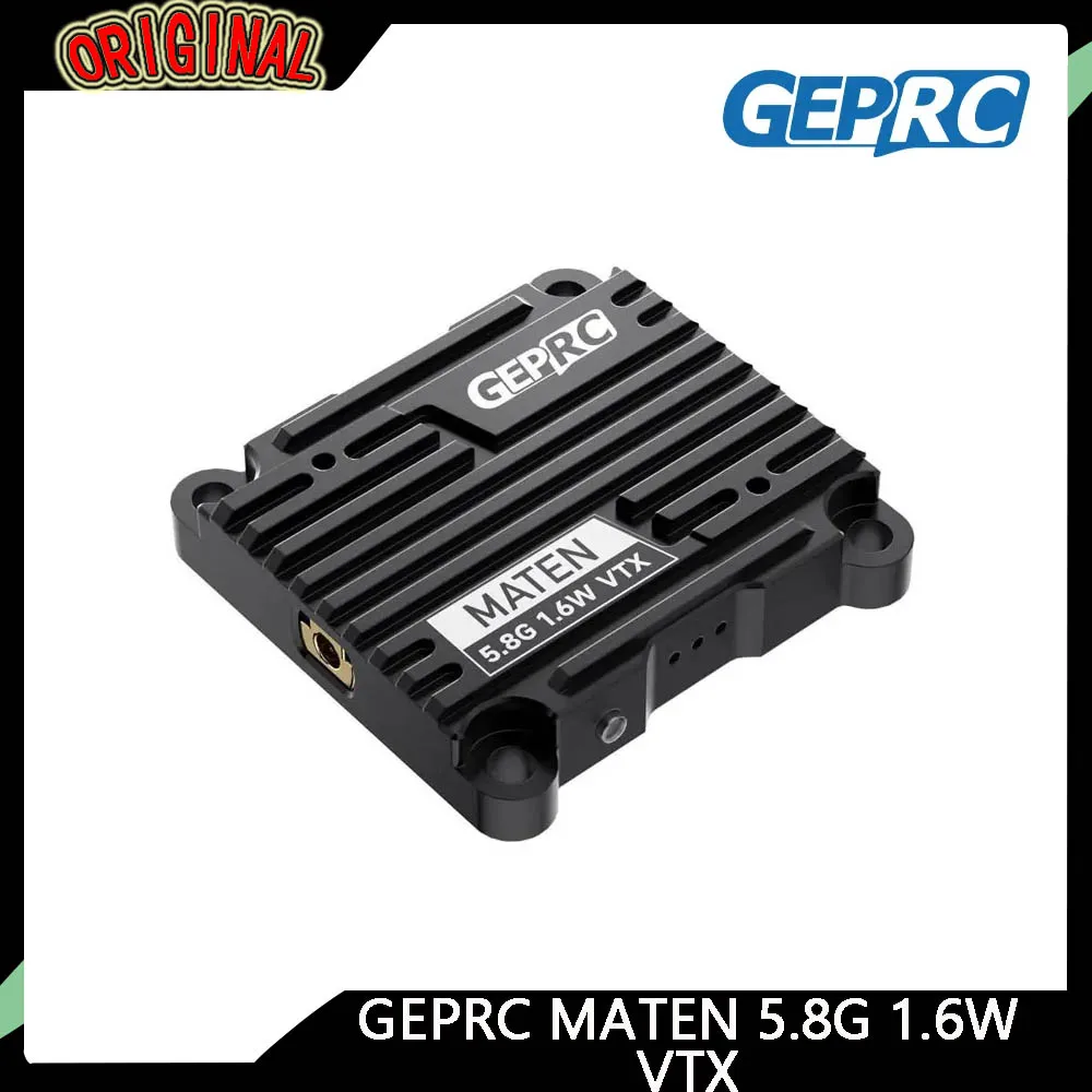 

GEPRC MATEN 5,8G 1600 мВт 72CH FPV передатчик со встроенным микрофоном PAL/NTSC для гоночных дронов RC FPV дальнего действия