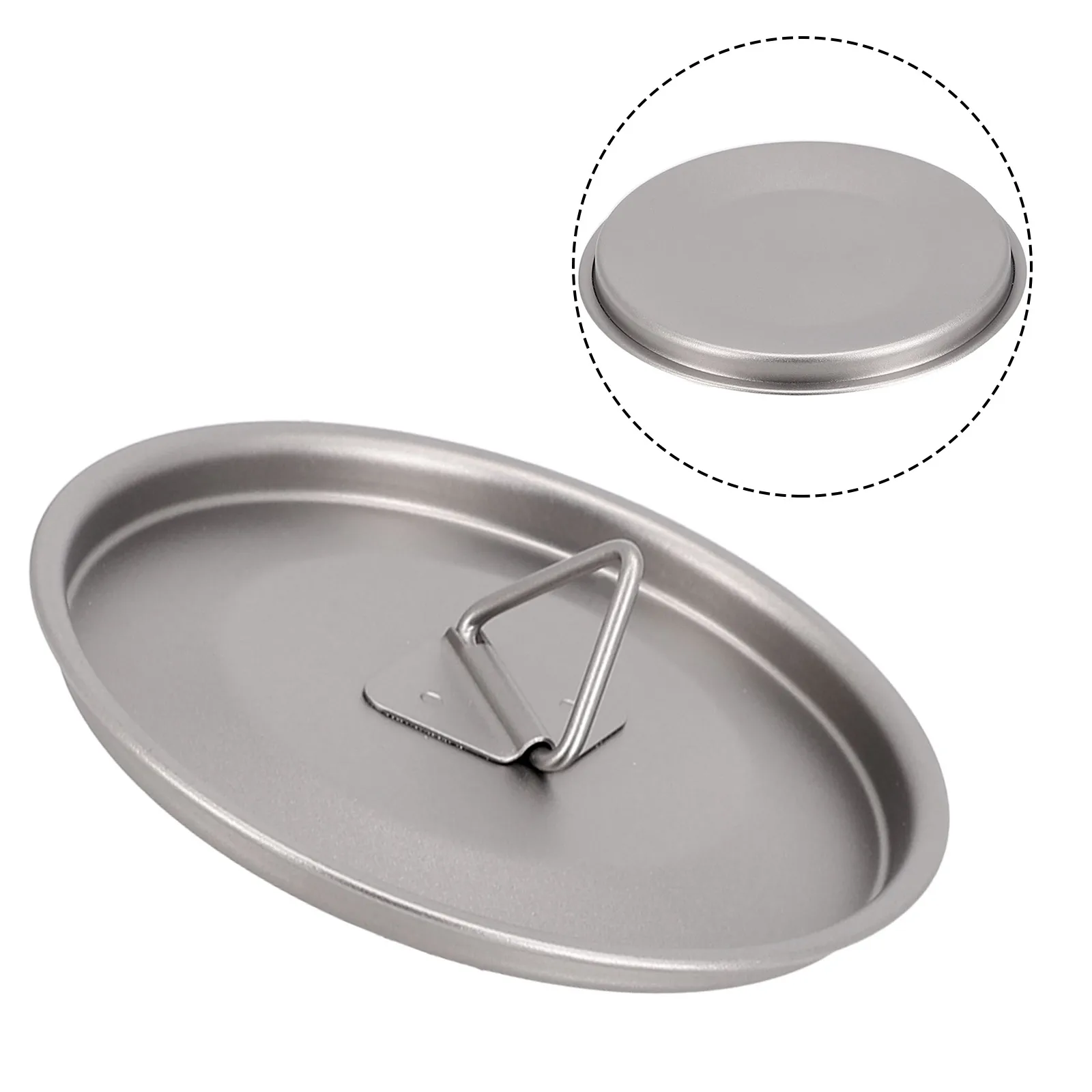 Made Of High Quality Titanium for kettle Mug Mug Lid Camping Pot Lid Mug Lid Lightweight And Camping Pot Lid Made