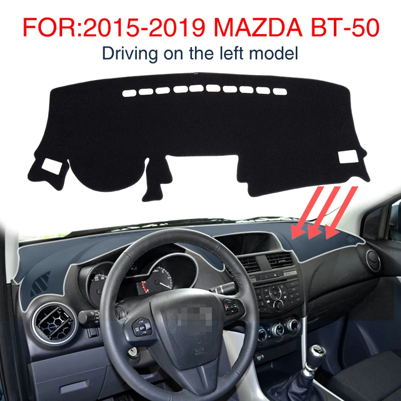 

Car Dashboard Mat for Mazda BT-50 2015 2016 2017 2018 2019 Sunshade Protective Carpet Dash Mat Dashmat