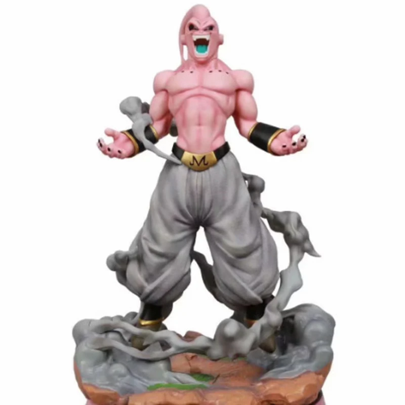 Anime Dragon Ball Z Majin Buu GK PVC Action Figure Statue Collection Model Kids Toys Large Size Doll Gift 46cm