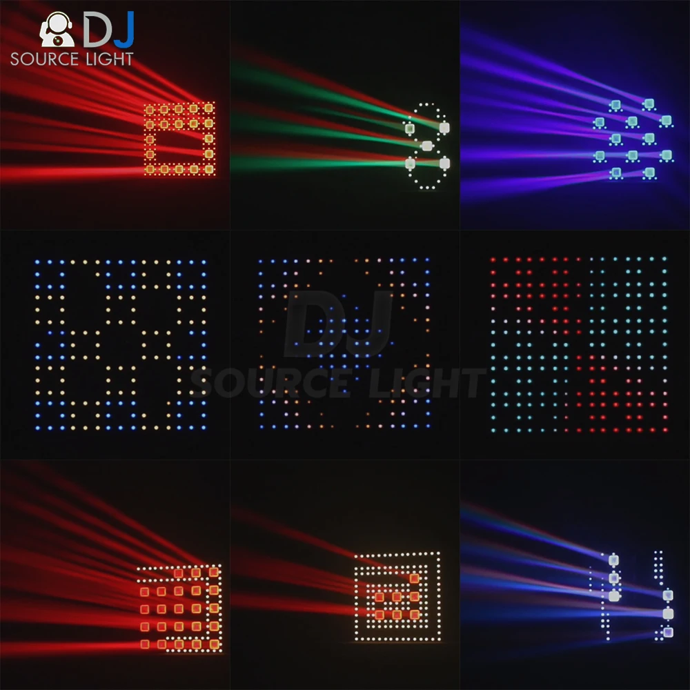 Matrix DJ Lighting Background Lights, LED 25x30W, RGBW, Stage Backlight, Chang Parties, Interdiction Ball Hall, Nightclub Effprotected Backlight