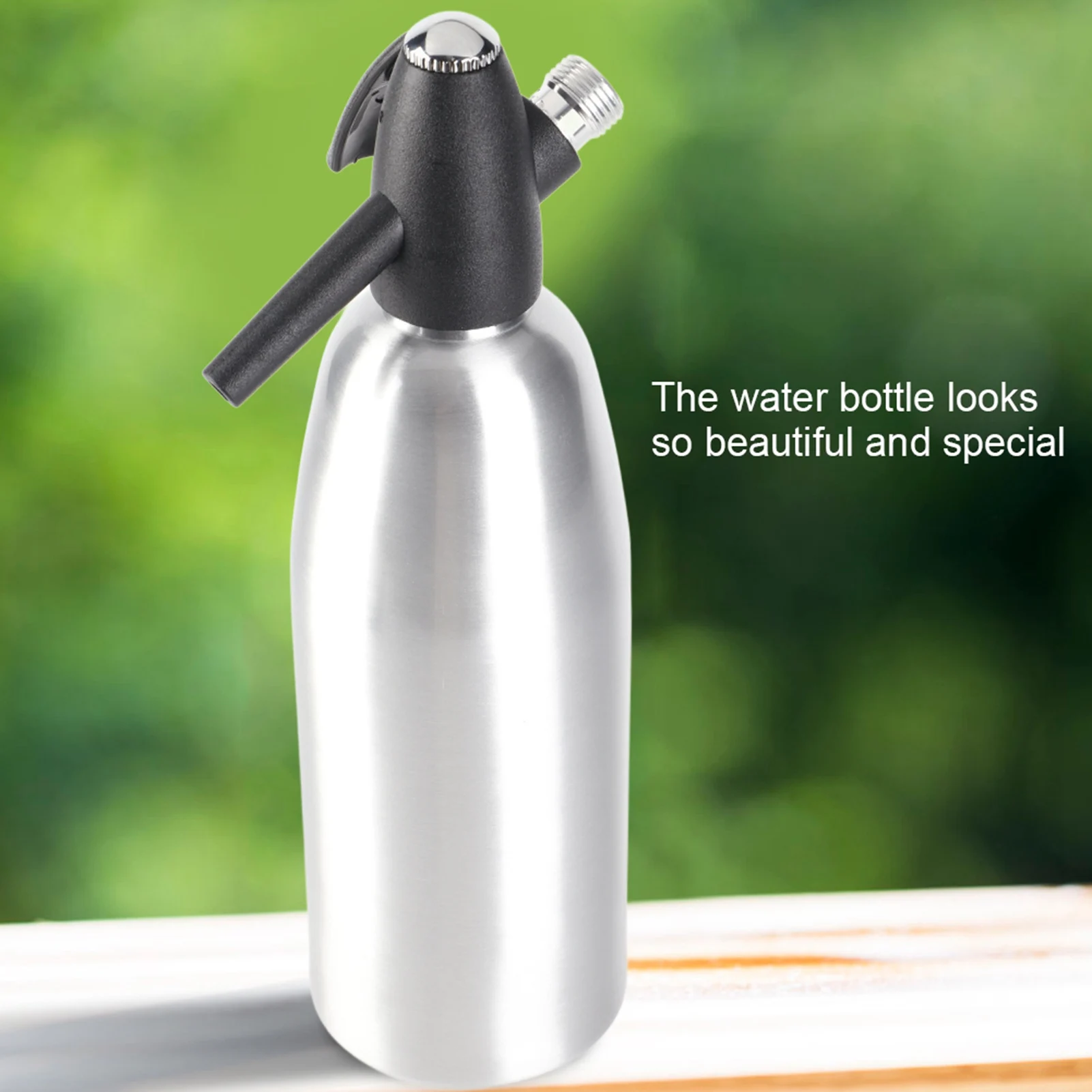 Alloy Water Bottle Fashionable Attractive Alloy Soda Water Bottle Cup with Pressure Regulator Attractive Water Bottle Water Cup