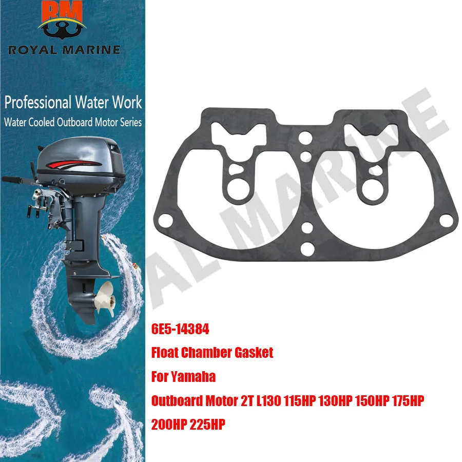 6E5-14384 Float Chamber Gasket 6E5-14384-03-00 For Yamaha Outboard Motor 2T L130 115HP 130HP 150HP 175HP 200HP 225HP Boat Engine