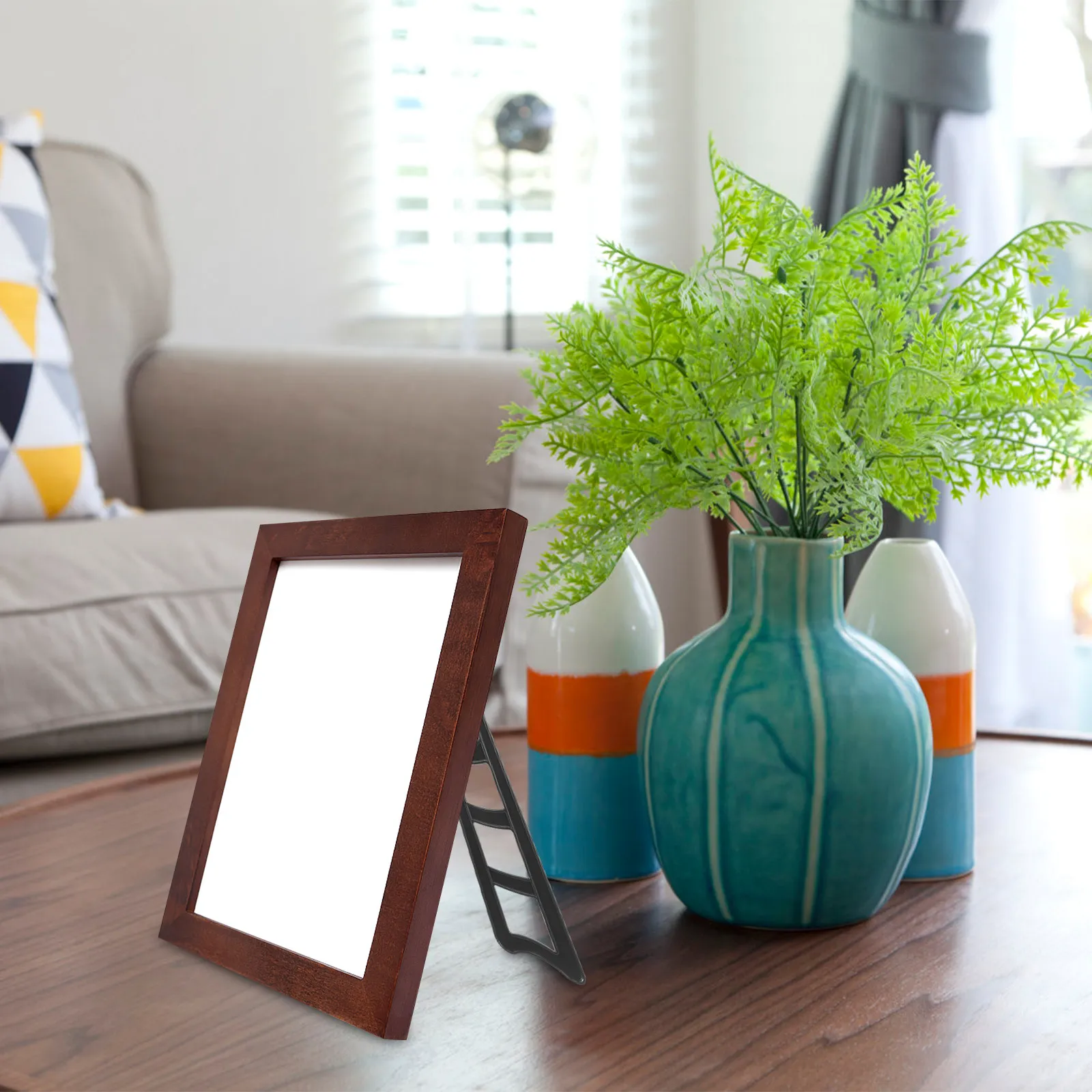 

20Pcs High Durability Plastic Photo Frame Stand Up Back Easel Support Fine Workmanship Desktop Picture Holder Frame Display Rack