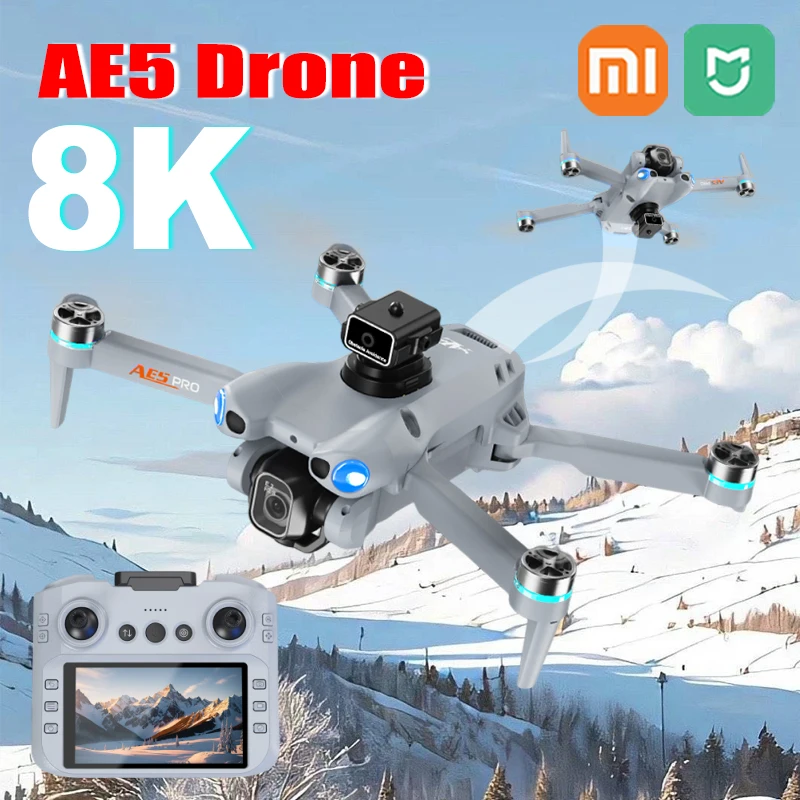 

Xiaomi Mijia AE5 PRO Дрон 4K Профессиональная HD-камера 5G WIFI FPV Видео 8k БПЛА Аэрофотосъемка с дистанционным управлением Квадрокоптер