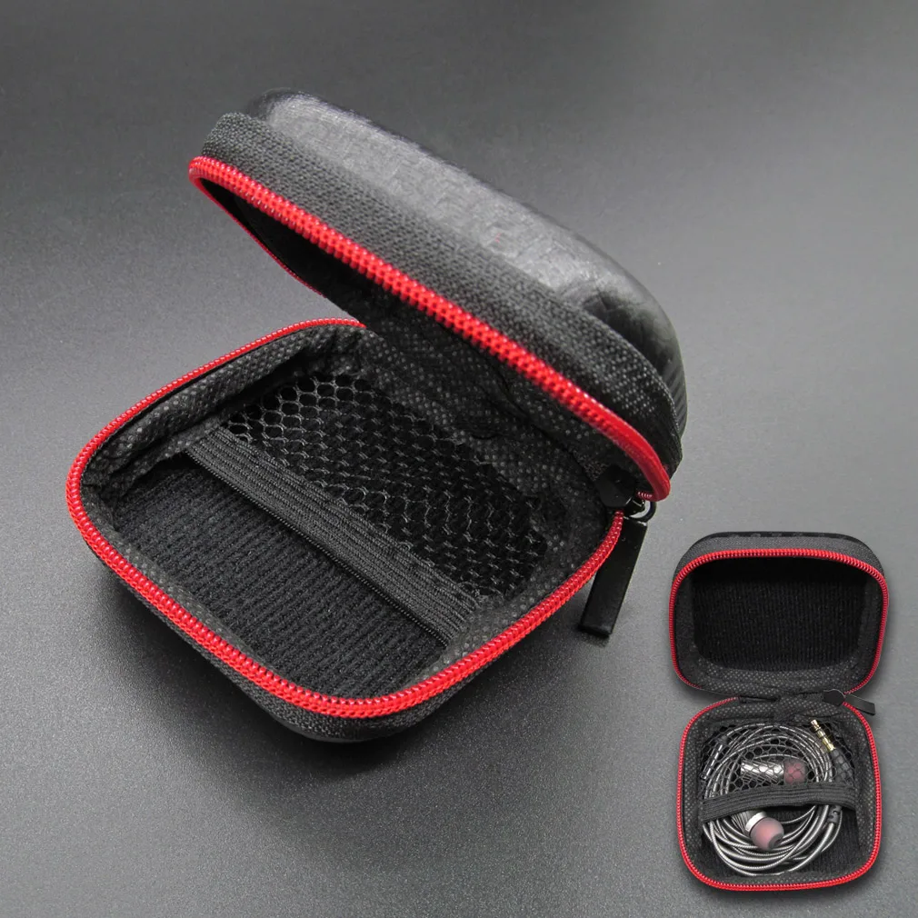 Portable Mini Earphone Case Box Hard EVA Headphone Storage Box Bag For Earpod Earbud Wireless Bluetooth Earphone Accessories