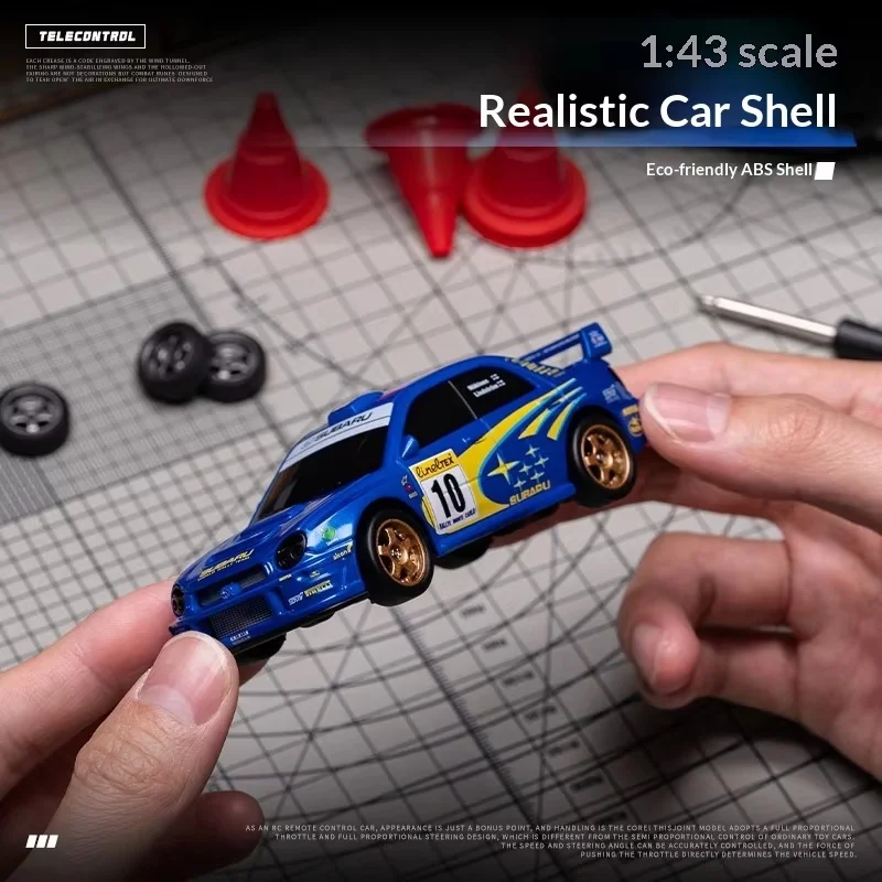 In Stock New H2m2 1/43 Proportional Drift Car Remote Control Toy Simulation Car Shell Entry-Level Rc Boy New Year Gift Toy Car