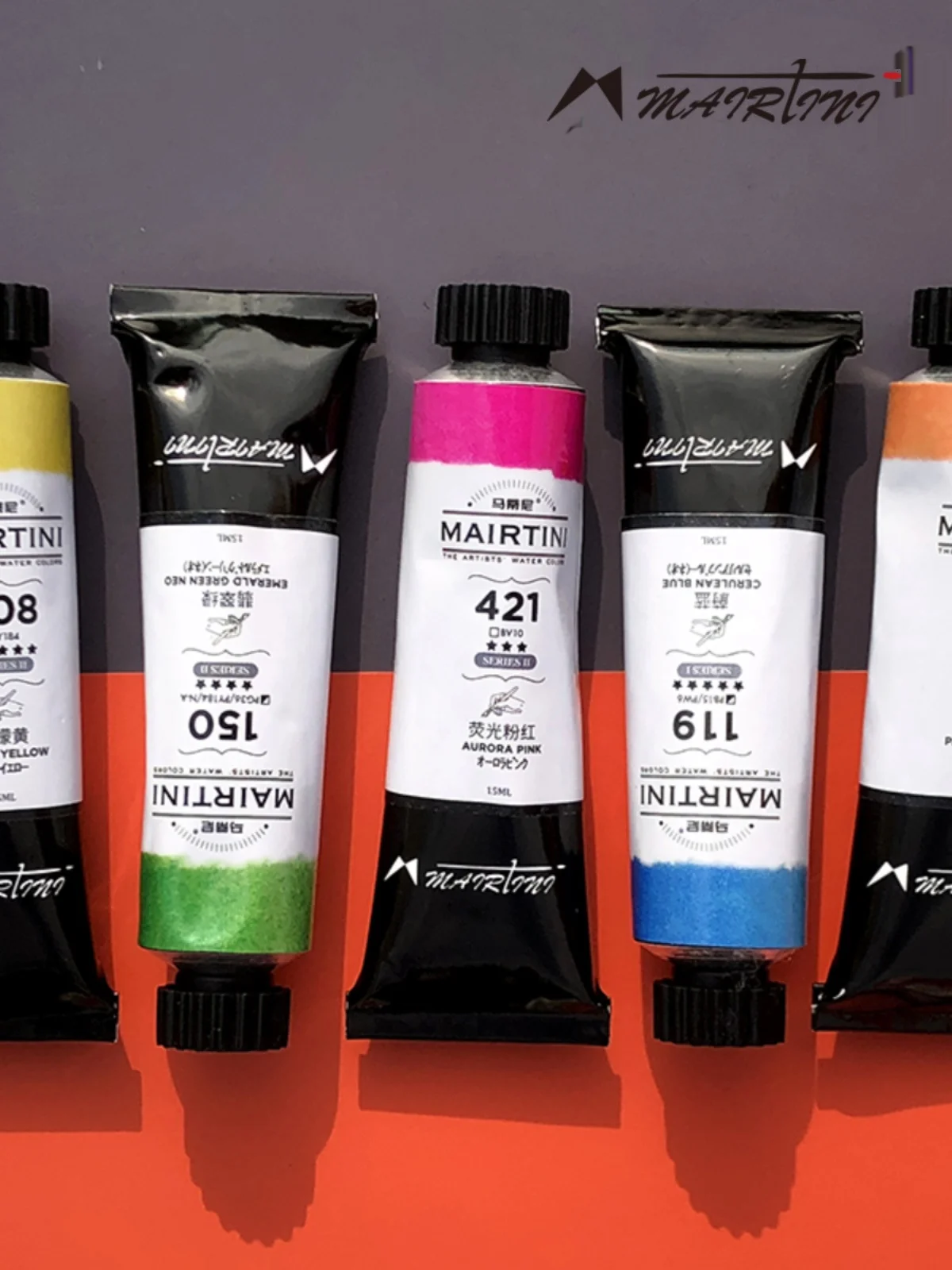 maytini artist aquarela fluorescente tom pele tubo macaron suprimentos de pintura profissional 15ml 01