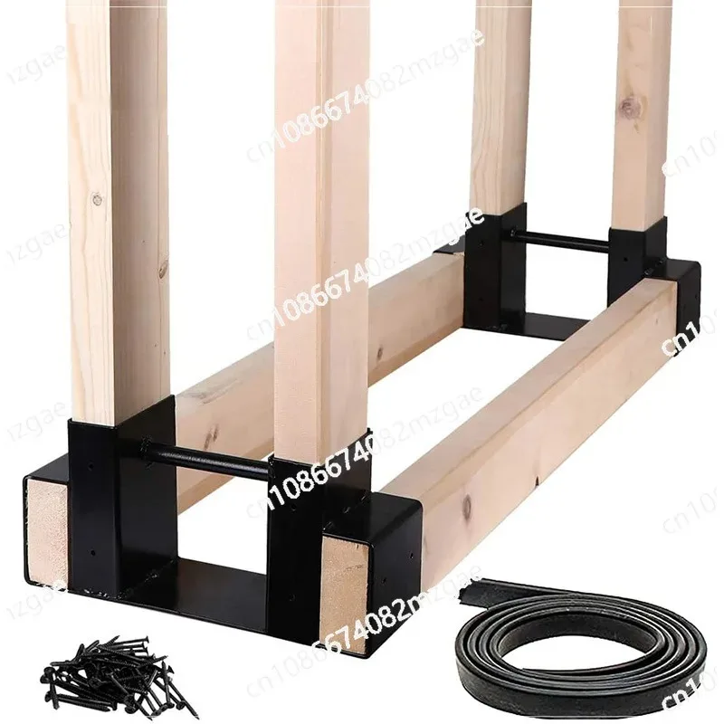 

Сверхмощные стойки для дров для внутреннего и наружного использования, большие стойки для хранения бревен для каминов