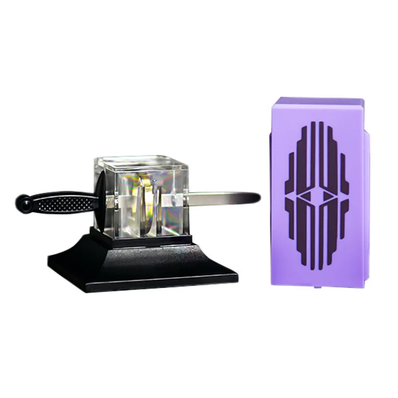 

Меч Tenyo через кольцо внутри шкатулки (кристаллический клик) фокусы крупным планом иллюзии трюки реквизит меч проникающая магия