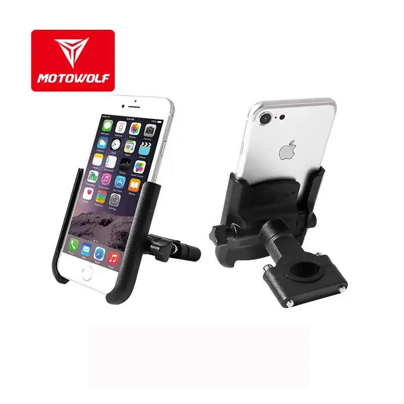 Universele fiets aluminium motorrijwiel fiets stuur telefoon houder stand mount voor iPhone Xiaomi Samsung