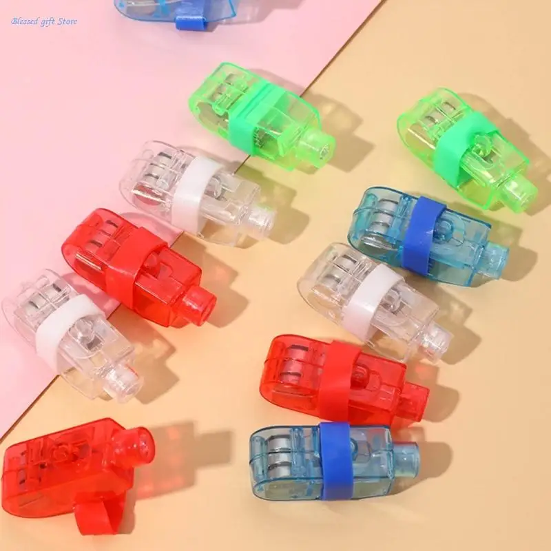 Fingerlichter, 10 Stück, Partybevorzugung, LED-Licht, Fingerringlicht, leuchtendes Spielzeug, Ergänzung, blinkende Lichter,