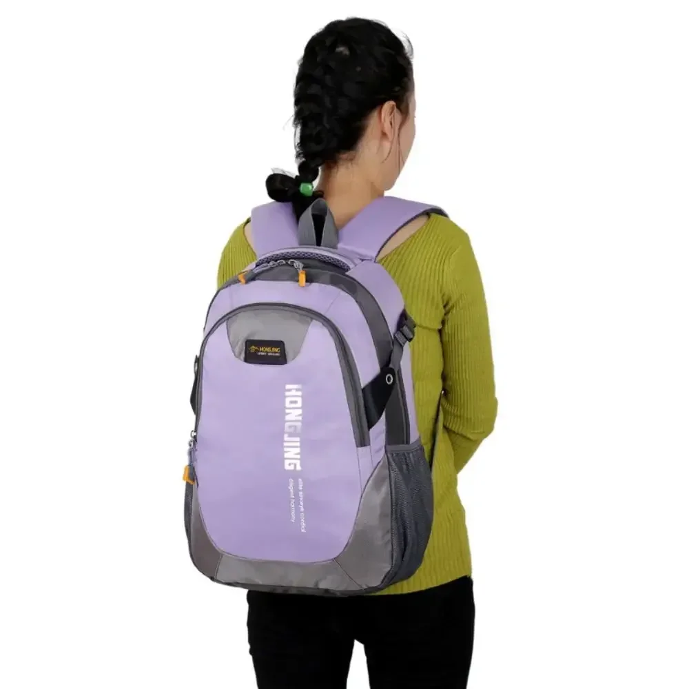 

2025 Waterproof Oxford Shoulder Backpack Wear-resistant Lightweight Student School Running Bags Large Capacity Portable Knapsack