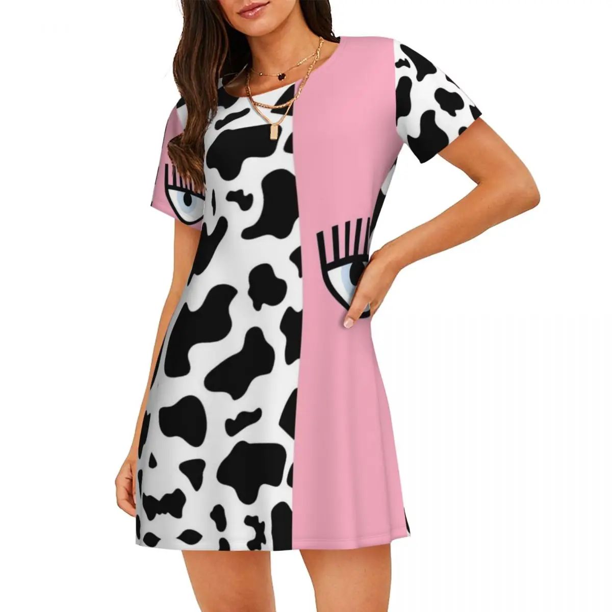

Custom Ferragnis Chiara Sleepshirts For Sleeping Travels Loose Sleepdress Pajama Dress Soft Nightdress Sleepwear