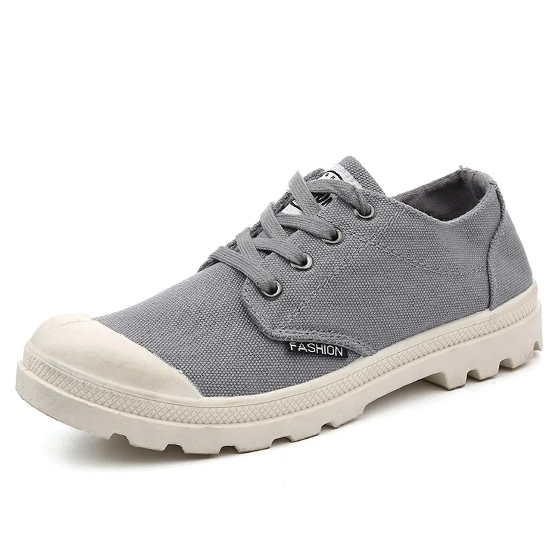 Casual Simple Men Shoe Spring Canvas Shoes Low-top Student Men Shoe Trend Breathable Sports Hiking Shoe Chaussure Homme 2024