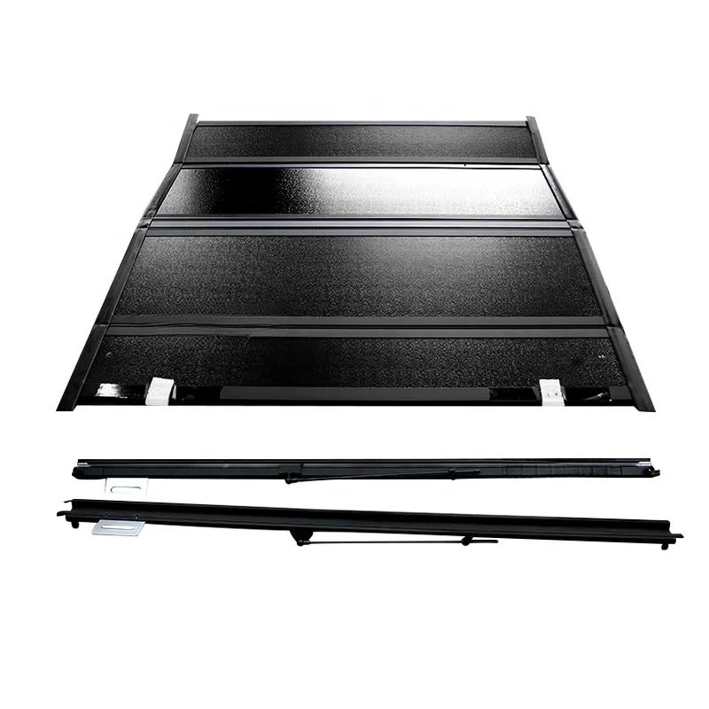 4X4 Aluminum Folding Truck Bed Cover Hard Tri-Fold Tonneau