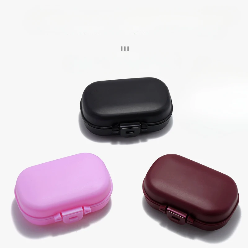 1Pc Colored Plastic Box Simple Fashion Portable Glasses Transparent Protective Cases Foldable Glasses Case Leather Glasses Case