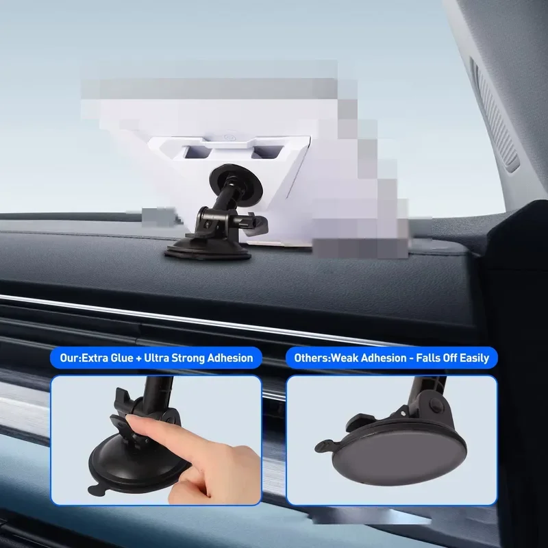 Auto Suction Holder Angle Adjustable Safety Holder Accessory for Starlink Mini Suction Holder Dashboard Mount Kit