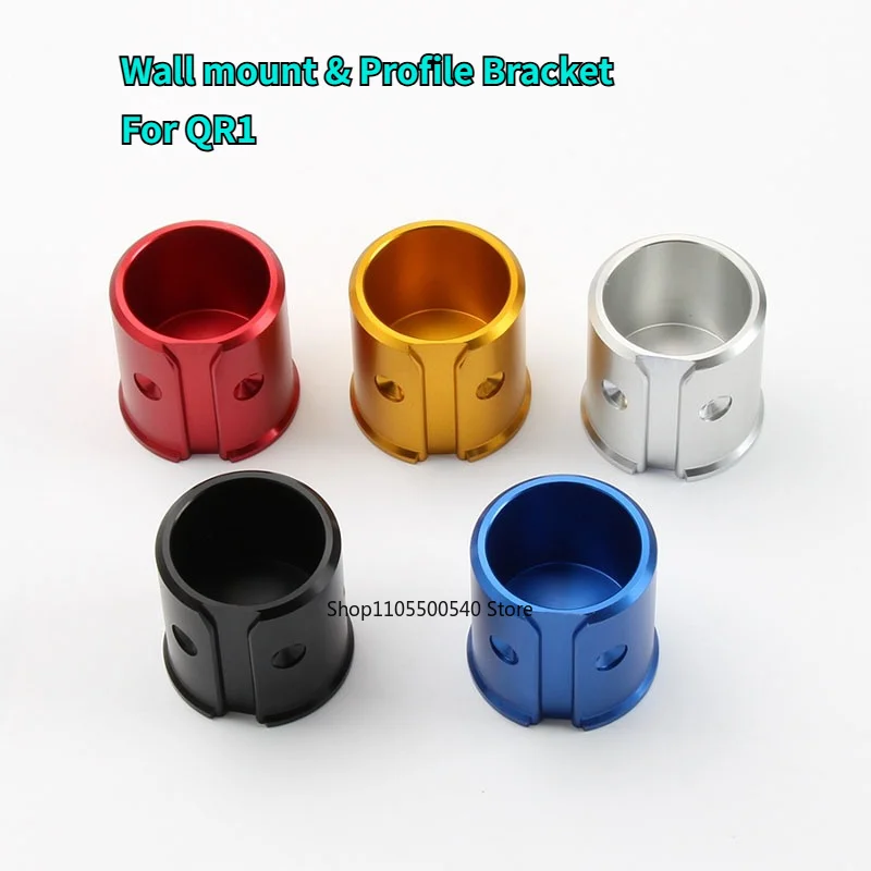 CNC Aluminum Alloy Steering Wheel Wall Mount Bracket for Fanatec QR1 Quick Release Steering Wheel Holder Organizer Accessories