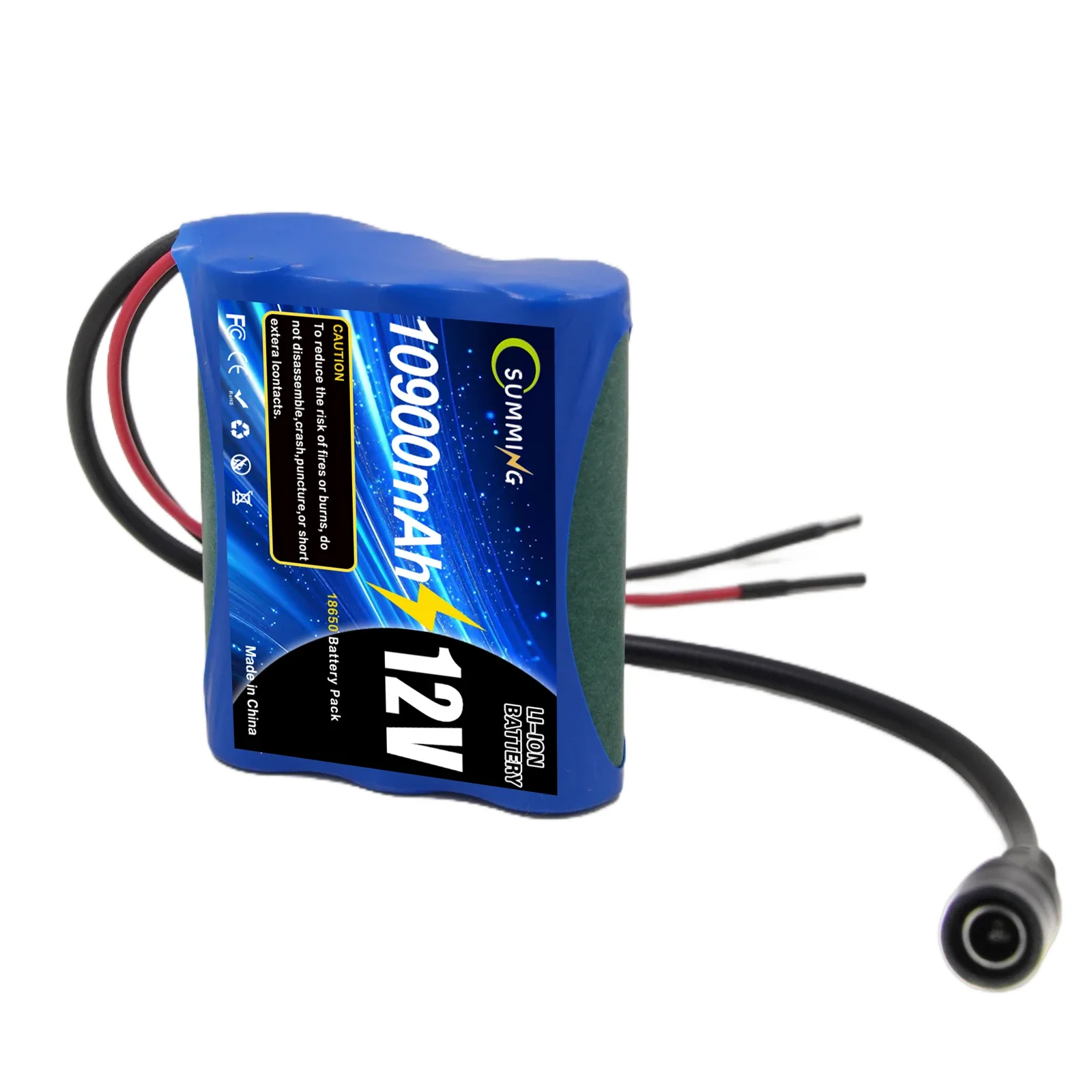 New 12V 10900mAh 3S1P 18650 Lithium Ion Rechargeable Battery Pack 12.6V Protection Board Included with Charger🎈