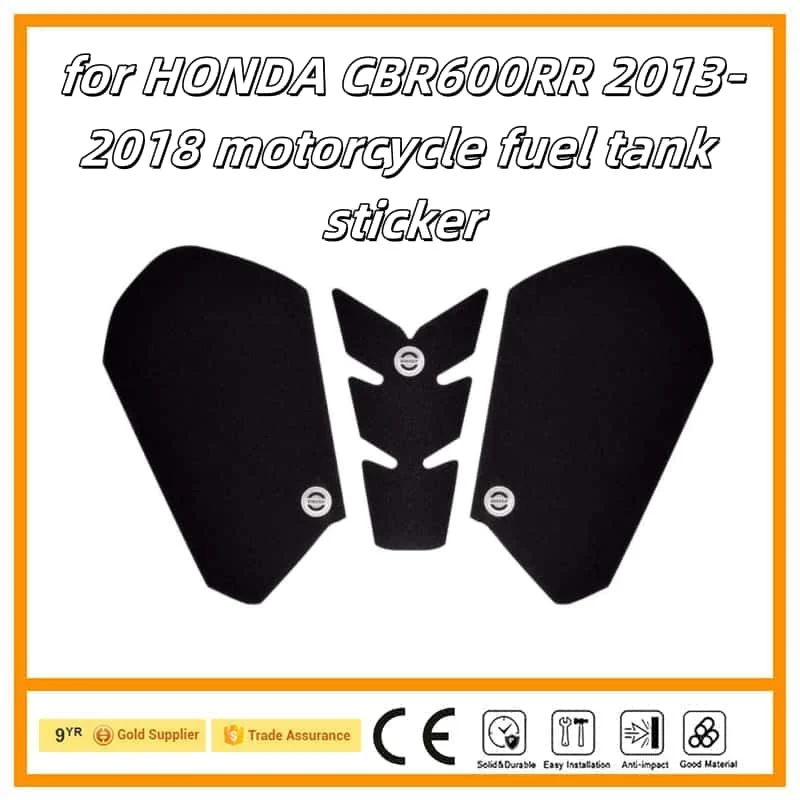 

Motorcycle Sticker Tank Non Slip Tank Traction Side Pad Protective Decal for HONDA CBR600RR 2013-2018