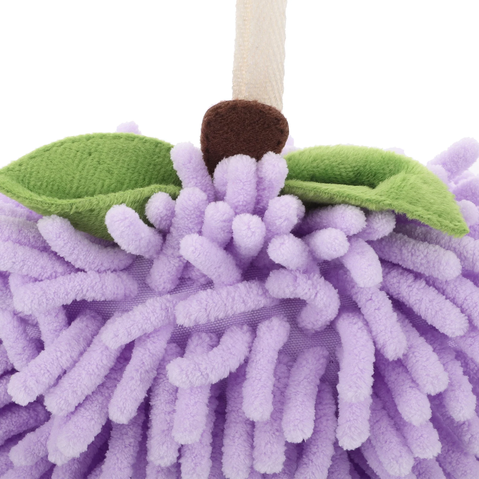 

Chenille Hand Towel Ball Soft Absorbent Hanging Loop for Bathroom Kitchen Functional Hand Drying Puff Ball Towel