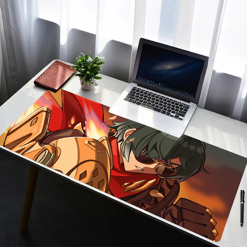 

Mouse Pad Computer Gamer PC Accessories HD Zenless Zone Zero Lighter Mousepad Rubber Non Slip Desk Mat Laptop Gamer Keyboard Pad