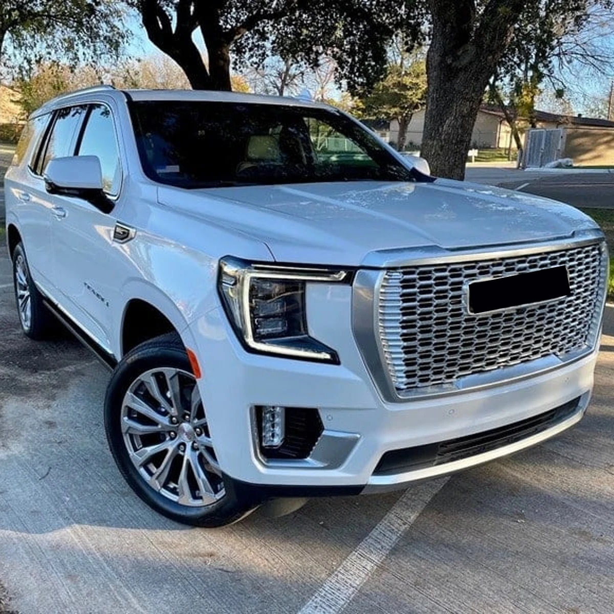 

Для GMC Yukon/XL Denali 2021 2022 2023 2024: передняя центральная решетка радиатора, решетка бампера, оцинкованная, серебристая, 84835783