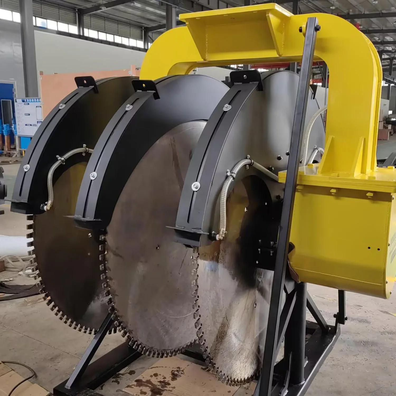 123Hot YS-30DS Spot Supply Reliability Small Investment High Power Trenching Rock Saw Concrete Cutting Machine for Digger Attach