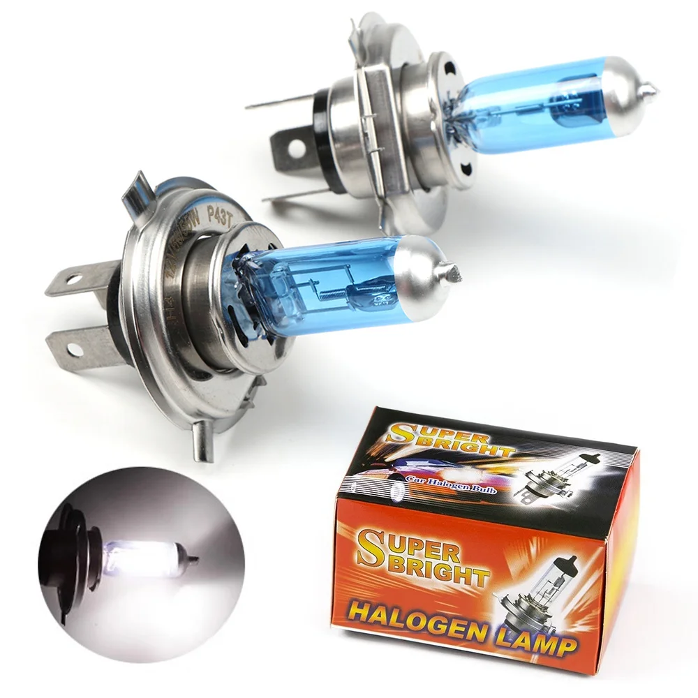 2PCS H4 Halogen Hea…