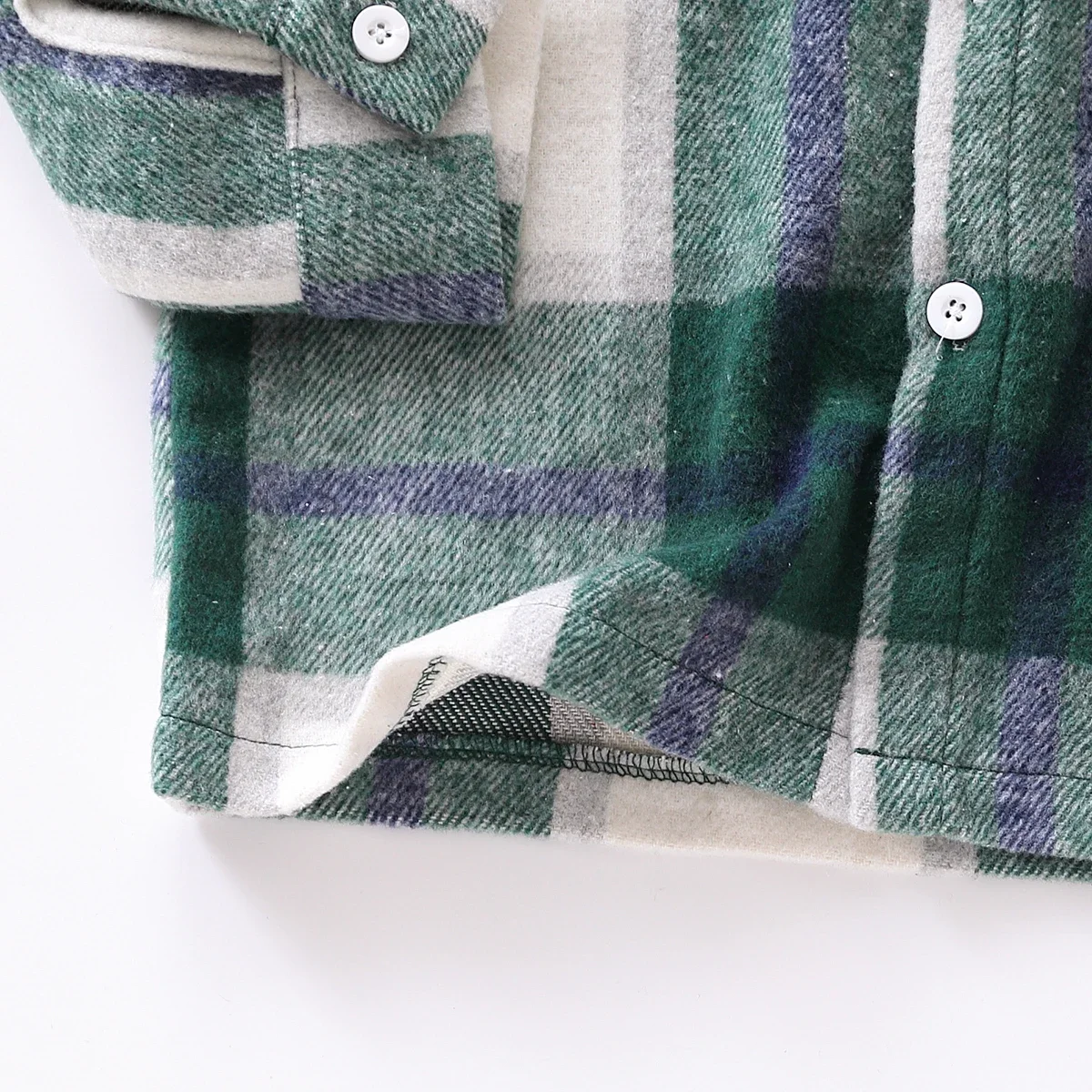 PatPat Kid Boy Plaid Button Up Hoodie Soft Comfortable Perfect for Outings Daily Wear Basic Style Suitable for Autumn Season