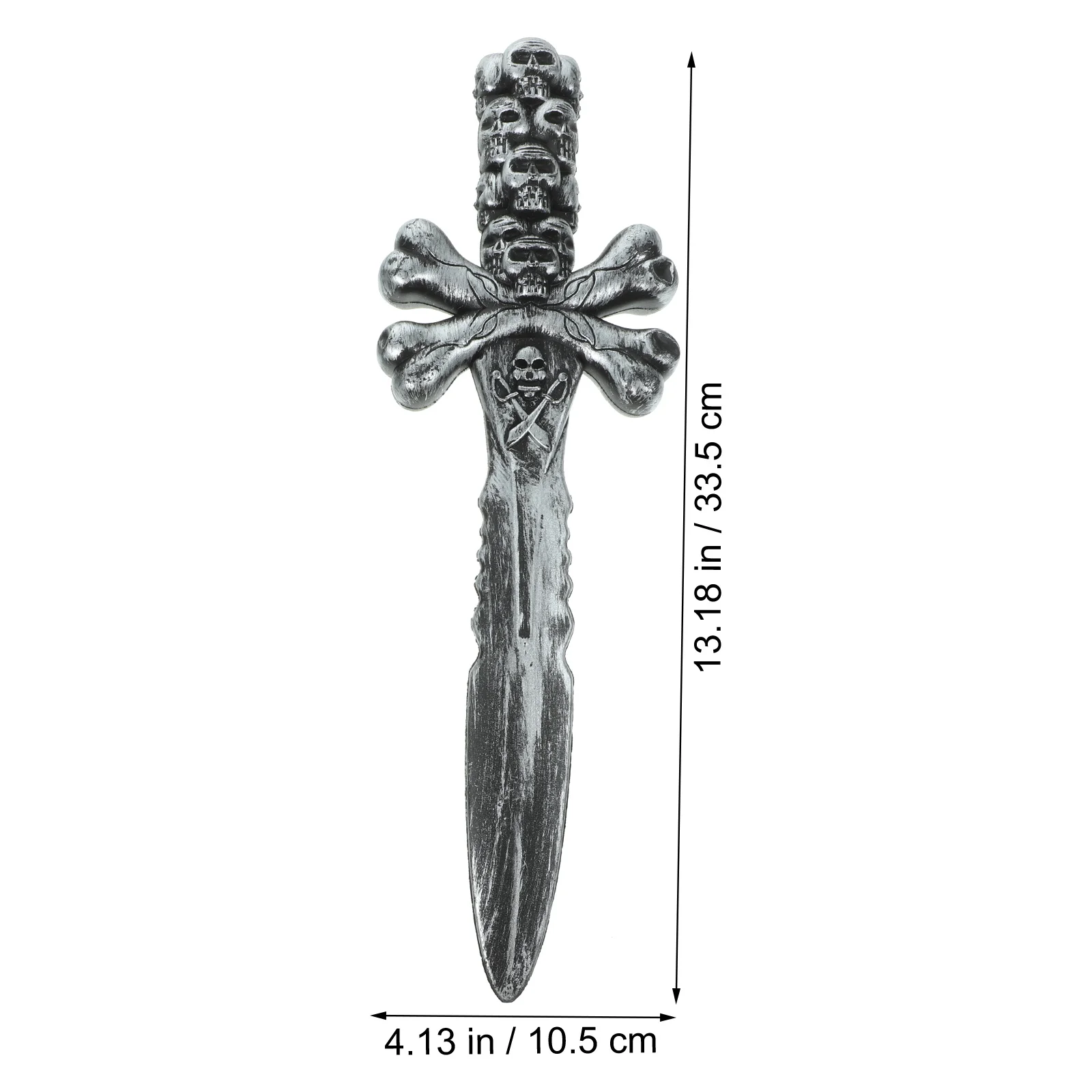 2Pcs Pirate Swords for Halloween Costume Party Play Pretend Battle Props Resistant Training Sword for Birthday Event