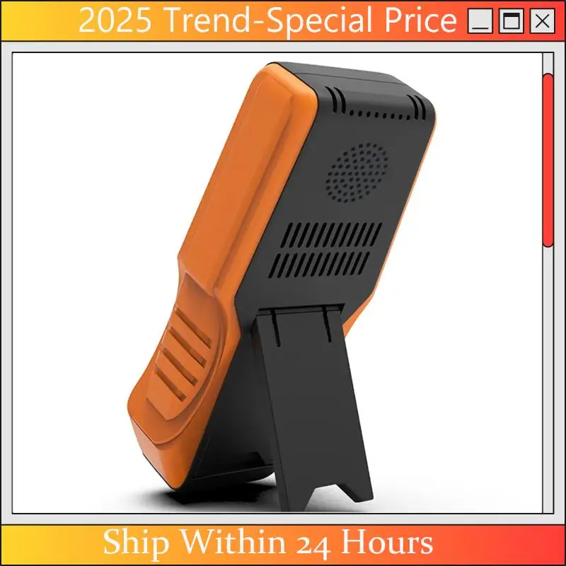 (Lo último) Detector de Radón portátil con pantalla LCD en tiempo Real, precisión precisa a largo plazo/corto, promedio para el Kit de prueba escolar en el hogar