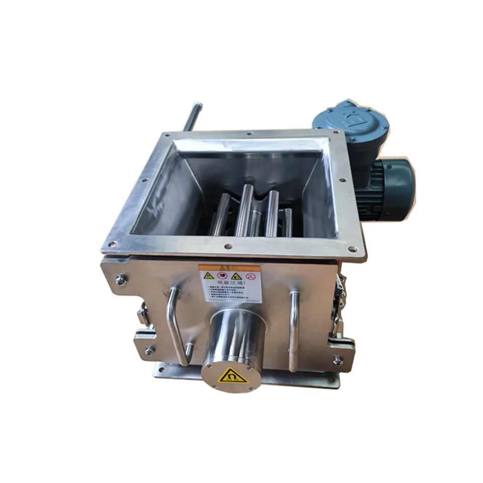 Rotary Magnetic Separator High Intensity Wet Drum Industrial Mining 220V Stainless Steel