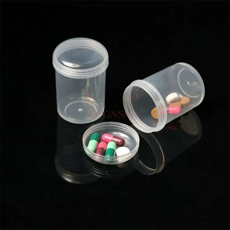 3pcs Sealed small medicine box, liquid medicine bottle, powder box, storage box, powder distribution box, large capacity