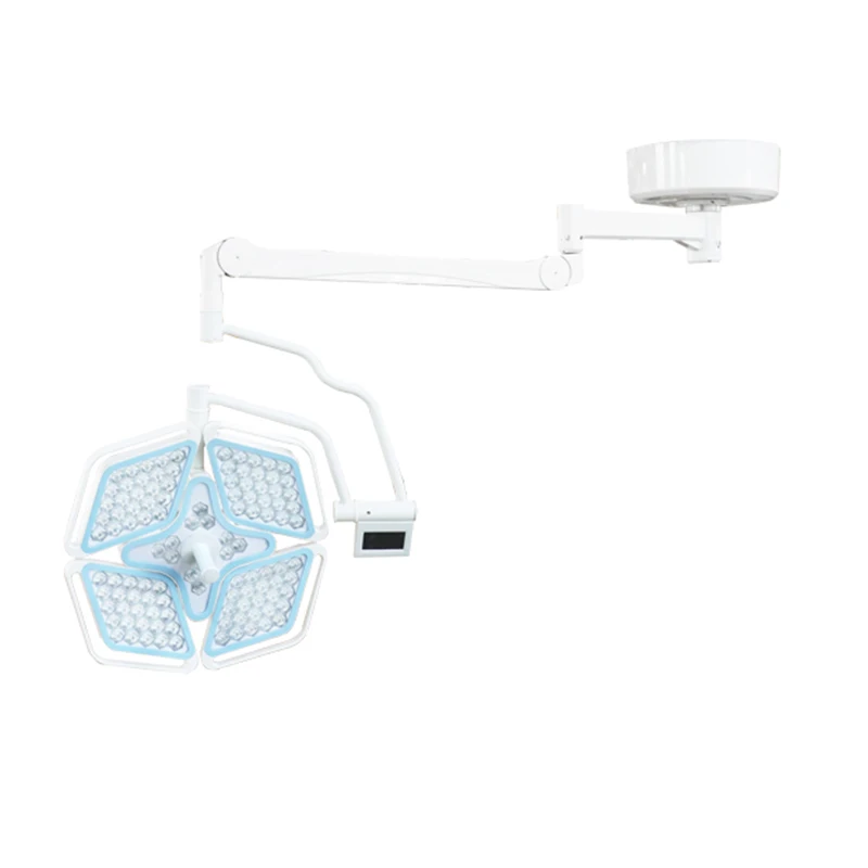 

High Quality Electric Powered Ceiling Mounted LED Light Single Arm Shadowless Operating Light Made of Durable Plastic