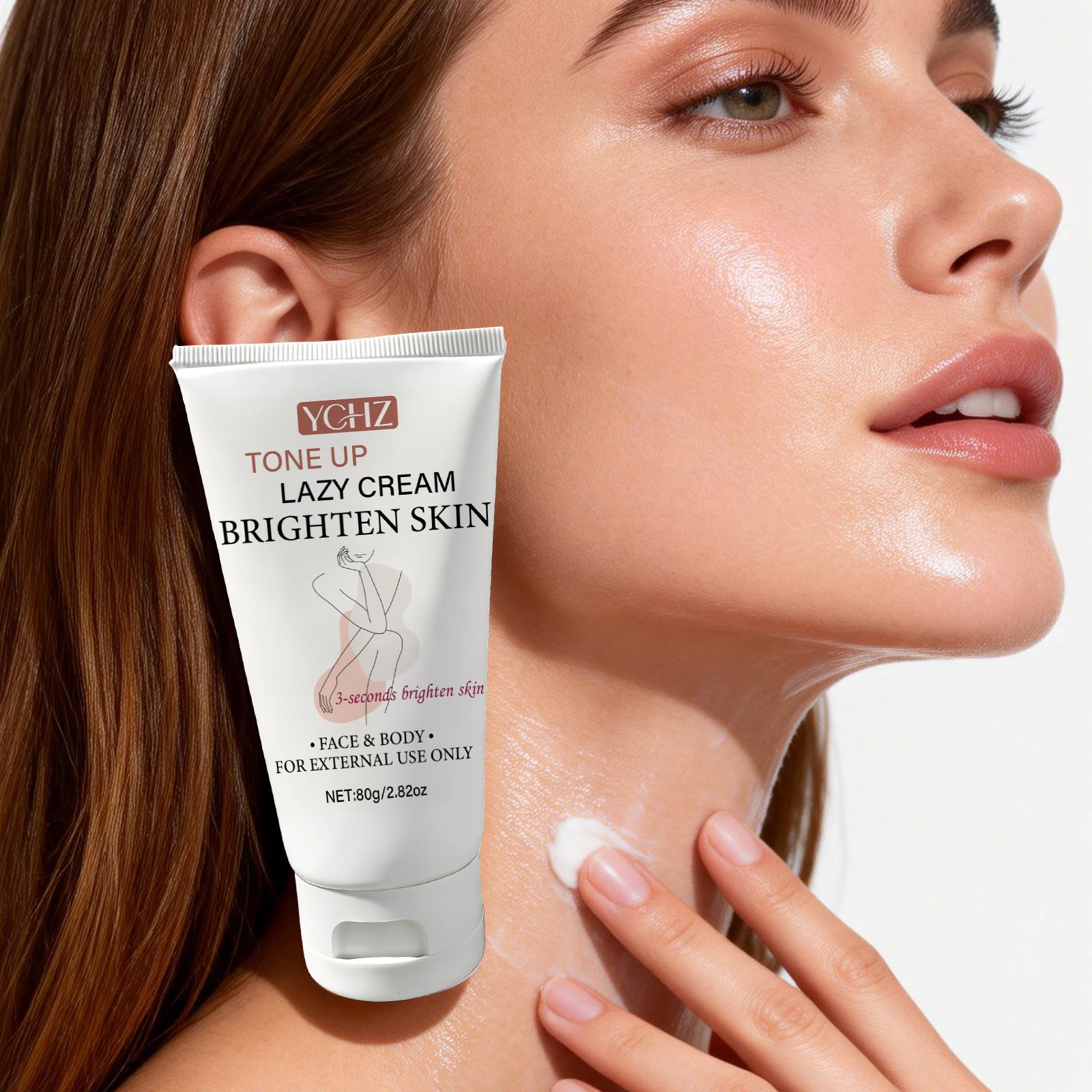 Crema Aclarante para la Piel, Ilumina y Unifica el Tono de la Piel, Apta para Áreas del Cuerpo como el Rostro, Cuello, Axilas, Rodillas, etc., Aclaramiento Suave, Apta para Hombres y Mujeres.