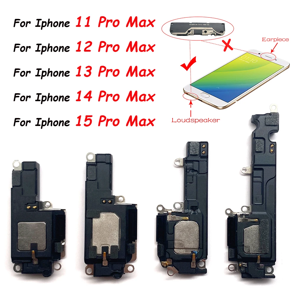 

Loud Speaker For iPhone 15 14 13 12 11 Pro Max Plus Mini Buzzer Ringer Loud Speaker Loudspeaker Flex Cable Ribbon