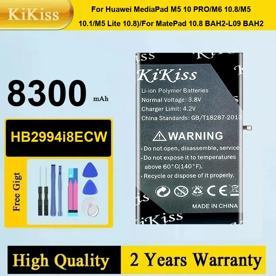 

Battery 8300Mah F For Huawei Mediapad M5 10 Pro M6 10.8 10.1 Lite Matepad BAH2-L09 BAH2