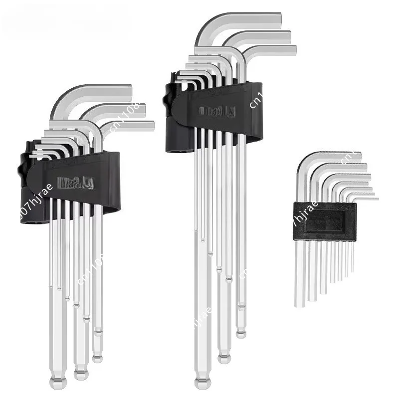 Portable Cr-V Steel Allen Wrench Ball Flat Head Hex Key Kit Multi Size 1.5-6mm Bicycle Repair Hand Tools For MTB Road Bike