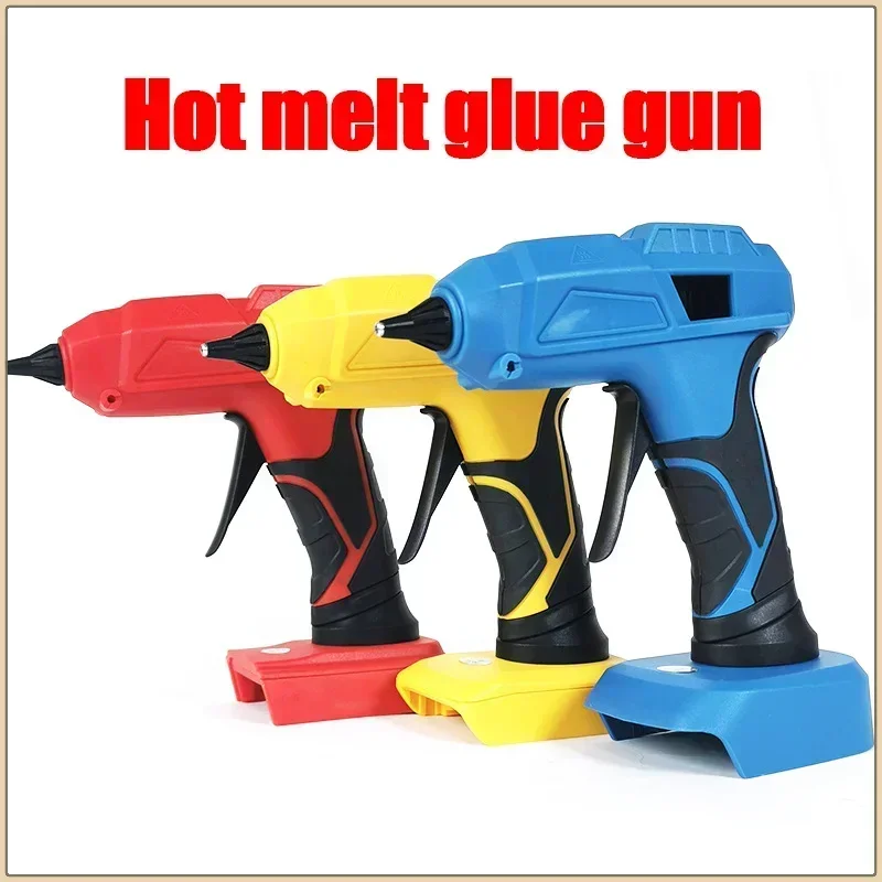 

Lithium Electric Hot Melt Glue Gun for 7mm 11mm Hot Melt Glue Stick Rechargeable Glue Gun for DeWalt for Makita for Milwaukee