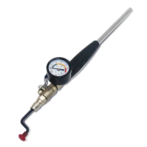 Barra de llenado rápido para neumáticos de coche, medidor de presión de neumáticos de 1 piezas, medidor de presión inflable rápido con interruptor, tubo de llenado rápido