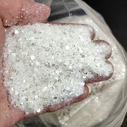 Holographic Chameleon Glitter Pigment 20g/Bag Shiny Silver Mix Size Hexagon Nail Glitter Sequins Laser Chunky Manicure Glitter